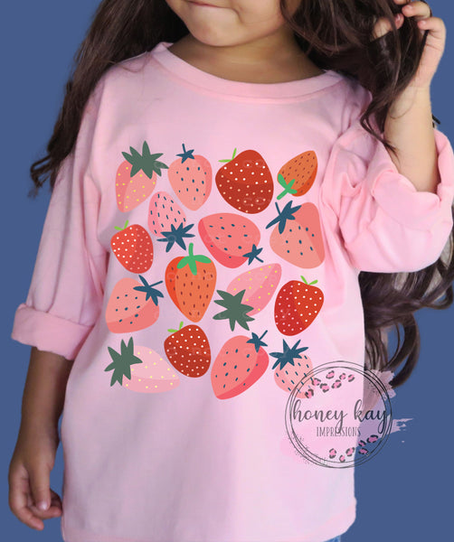 DTF Strawberries Youth