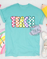 DTF Teach Checkered