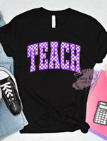 DTF Neon Checkered Teach