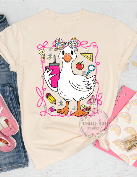DTF School Teacher Goose