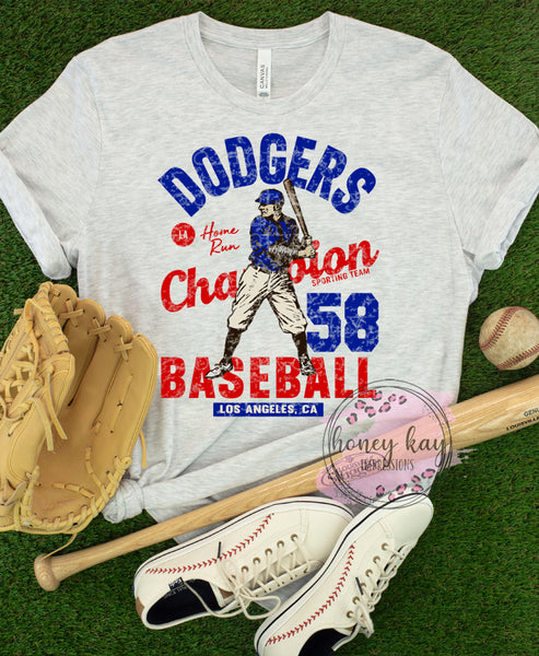 DTF Vintage Dodgers