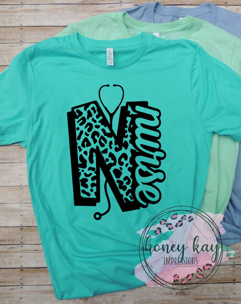 Nurse Leopard Print