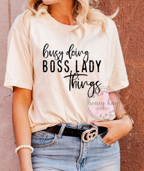 Doing Boss Lady Things