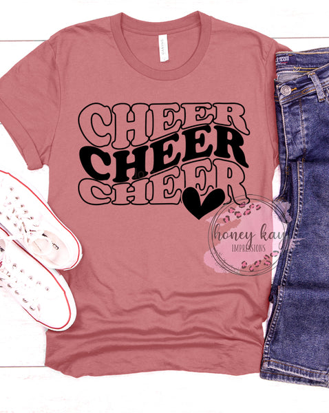 Cheer Retro Wavy