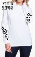 Clover Leopard Sheet Black
