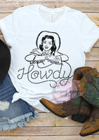 Vintage Cowgirl Howdy