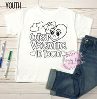 Cutest Valentine Coloring Youth