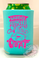 Flamingo Float Can Cooler