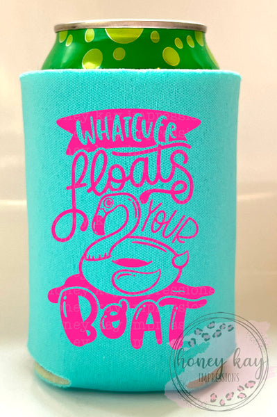 Flamingo Float Can Cooler
