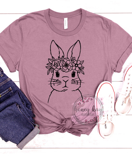 Flower Crown Bunny Adult