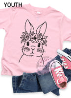 Flower Crown Bunny Youth