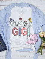 DTF Flower Topper Gigi