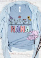 DTF Flower Topper Nana