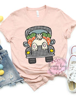 DTF Gingham Bunny Truck Adult