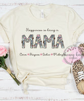 Print to Order DTF Happiness is Being a Mama