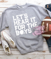 Let's Hear it for the Boys