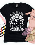 High School Teacher Squad Rainbow