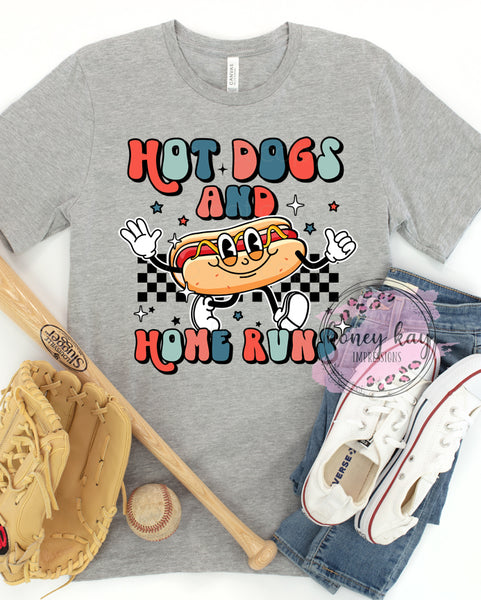 DTF Hot Dogs Home Runs Adult