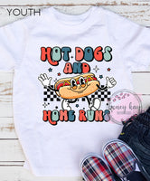 DTF Hot Dogs Home Runs Youth