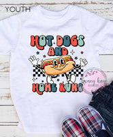 DTF Hot Dogs Home Runs Youth