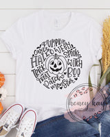 Halloween Pumpkin Circle