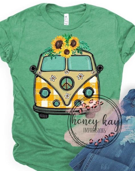 Sunflower VW Van **High Heat**