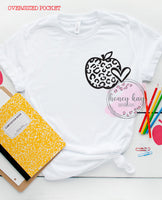 Leopard Apple Oversized Pocket