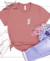 DTF Leopard Floral Initial