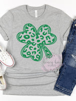 Leopard Shamrock Kelly Green