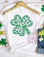 Leopard Shamrock Kelly Green