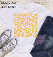 Leopard Sheet Athletic Gold