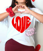 Love Heart Red