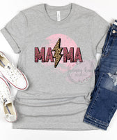 Leopard Lightning Bolt Mama *HIGH HEAT*