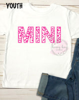 Leopard Mini Youth Hot Pink