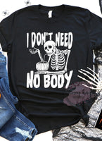 Need No Body Skeleton