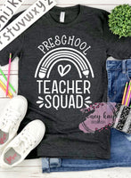 Preschool Teacher Squad Rainbow