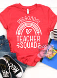 Preschool Teacher Squad Rainbow