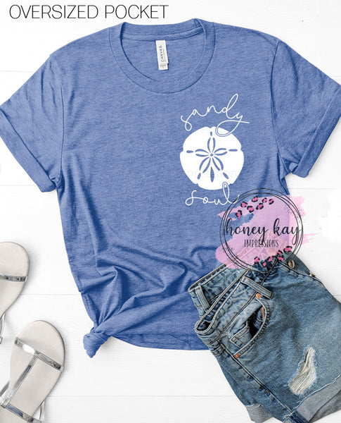 Sandy Soul Sand Dollar Pocket