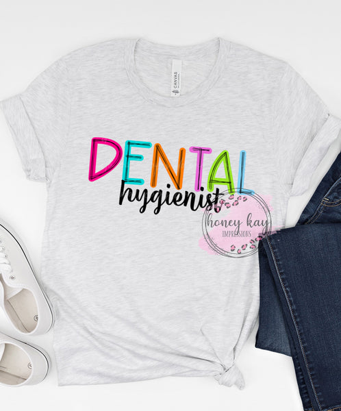 DTF Scribble Dental Hygienist