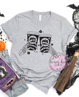 Skeleton Hands Pumpkin Coffee
