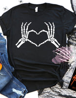 Skeleton Heart Hands