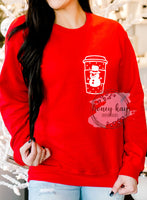 Snowman Coffee Oversized Pocket