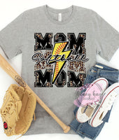 DTF Softball Mom Lightning