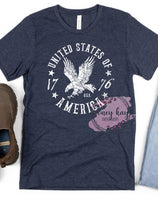 USA Vintage Eagle Distressed